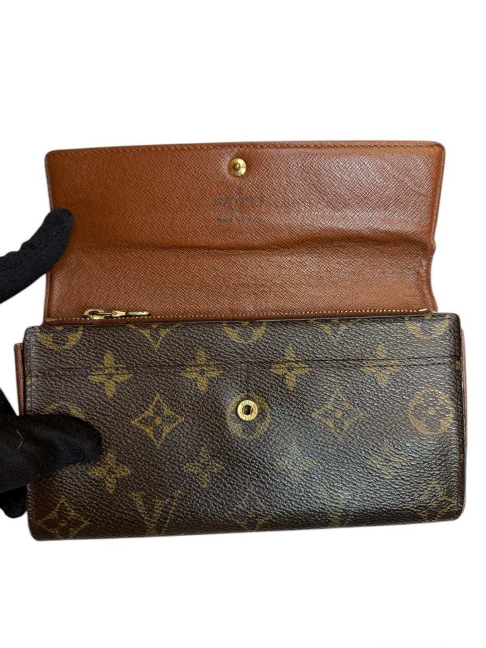 Louis Vuitton Monogram Canvas Key & Card Holder Set - Long Wallet Box & Bag - Picture 6 of 16